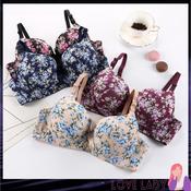 Bra Women Full Cup Bra Lace Bra Wired Size 34-42BC Cup Baju Dalam