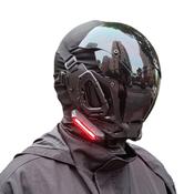 Punk Mask Helmet Cosplay for motorcycle Men and Women, Cool Mask Techwear,  Full-Face Mask Costume Accessory