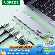 UGREEN Dual Type C To USB 3.0 HDMI Hub compatible for MacBook Pro 2016/2017/2018/2019/2020/M1