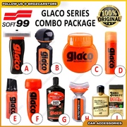Soft99 Glaco Series Ultra Glaco/ Mirror Coat Zero /  "W" Jet Strong/Glass Compound Roll On/ Roll On Large/ Stain Cleaner