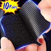 10Pairs Carpet Fixing Stickers Double Faced High Adhesive Car Carpet Fixed Patches Home Floor Foot Mats Anti Skid Grip Tapes