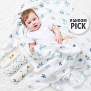 [Shopee Choice] Newborn Baby Muslin Swaddle Kain Bedung Soft Blanket Kain Selimut Napkin Lampin