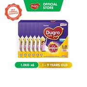 Dumex Dugro Sure Original/Asli Tailored Nutrition Milk Formula 1-9 years (1.2kg x 6)