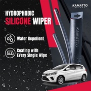 Kamatto Wiper Perodua Myvi (2017-Present) Hydrophobic Silicone Water Repelling Coating