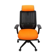 เก้าอี้เพื่อสุขภาพ Ergonomic ดำ-ส้ม เฟอร์ราเดค Flex