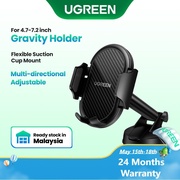 UGREEN Car Phone Holder Gravity Stand in the Car Suction Cup compatible for Iphone Samsung Huawei Oppo Vivo Xiao Mi