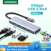 UGREEN USB C Hub USB Type C 3.0 Adapter compatible for Samsung Galaxy S9 MacBook