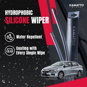 Kamatto Wiper Honda City GM6 / T9A (2014-2020) Hydrophobic Silicone Water Repelling Coating