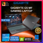 Gigabyte G5 MF (i5-12450H /8GB OR 16GB RAM/512GB SSD/RTX4050 6GB /15.6 FHD 144Hz/RGB KEYBOARD /W11/BAG) GAMING LAPTOP
