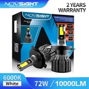 Novsight newest N39 H7 H4 H11 9005 9006 Headlight H1 H3 H13 Car LED 9003 880 881 Light Fog Lamp 10000LM 72W Mini Bulb