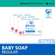 Johnson's Baby Regular Soap (75g x 3's)