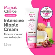 Mama's Choice Intensive Nipple Cream (Safe, Halal, Natural Maternity Skincare For Pregnant Moms) | Krim Puting 15ml