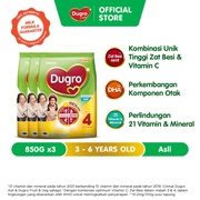 Dumex Dugro Step 4 Original/Asli Growing Up Milk Formula 3-6 years (850g x 3)