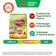 Dumex Dugro Step 4 Original/Asli Growing Up Milk Formula 3-6 years (1.5kg x 2)