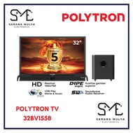 POLYTRON DIGITAL TV 32BV1558 - 32INCH DIGITAL TV + SUBWOOFER SPEAKER