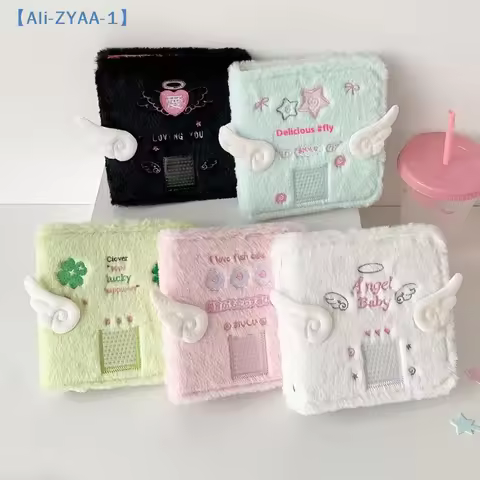 【ZYAA-1】1/20Pcs INS Style Plush Wing A7 Binder Book Photos Album Photocard Cute Collect Photo Album 