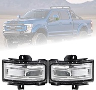 A Pair Door Tow Mirror Turn Signal Light Fit for 2015-2025 Ford F150 F250 F350 F450 F550 Super Duty 
