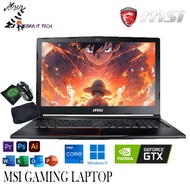 MSI Gaming Laptop - Premium Refurbished MSI GE63 Raider Intel Core I7-8TH GTX1060 6G GDDR5