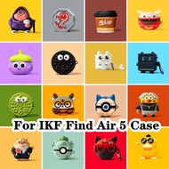 【imamura】For IKF Find Air 5 Case Funny cartoons styling for IKF Find Air 5 Casing Soft Earphone Case