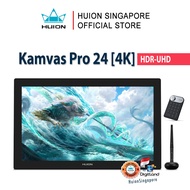 Huion Singapore Kamvas Pro 24(4K) Drawing Tablet Pen Dislay with HDR technology Ultra High Definitio