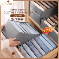 Foldable Pant Drawer Storage Box  Clothes Drawer Organizer, Wardrobe Underwear Jeans Storage Boxes Closet Organizer