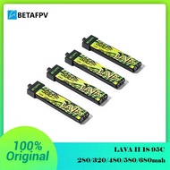 BETAFPV LAVA II 1S 95C Battery 280mah 320mah For Air65 Meteor65 Pro ,480/580/680mAh For Air75 Meteor