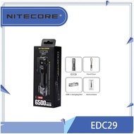 NITECORE EDC29 tactical strong light self-defense charging outdoor mini multifunctional flashlight
