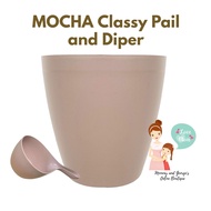 MOCHA Classy Jumbo Pail and Dipper (now in BLACK, WHITE and SAGE GREEN)
