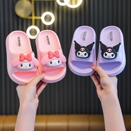 [YY] Girls Cartoon Sandals Slippers Anti-slip Indoor Outdoor Home Sandals Slippers Cartoon Slippers 