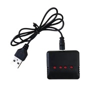 Hubsan X4 H107 4 In 1 3.7V USB Balance Charger Li-Po Battery For Syma X5C X5SW Quadcopter RC Drone