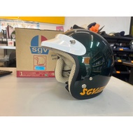 SGV HELMET SGV99 SPECIAL GREEN TOPI KELEDAR ORINGAL