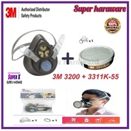 3M 3200 Mask & 3311K-55 Filter