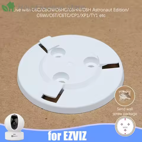 ※1Pc Camera Base Bracket For Imou EZVIZ TP-LINK Card Holder Sticking Wall Hanging Inverted Installat