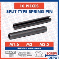 10/5 PCS M1.6 M2 M2.5 Split Pin / C-lock Pin / Hollow Pin / Screw Depot