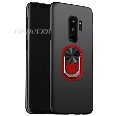 For Samsung Galaxy S9+ S9 Plus S9 2018 SM-G965F SM-G965U Back Ring Holder Bracket Case phone TPU Sof