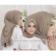 NAGITA OVAL Daura Gama Instant Hijab Ballerina Jersey Hijab