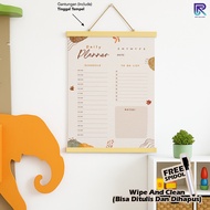 RHA GALLERY Planner Schedule Daily Weekly Activity Productive Wipe And Clean List Whiteboard Schedul