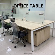 BUMBUMBEE✅Free Install and Deliver✅4 Seater Workstation White Office Table