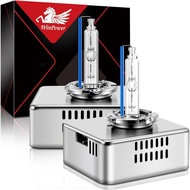 WinPower D5S Xenon Headlight Bulb, 8000K Ice Blue White High Low Beam Replacement, Pack of 2
