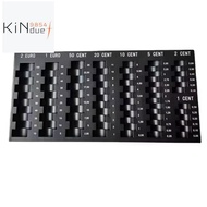Euro Coins Storage Tray 8 Denominations Self-Counting Loose Coins Holder Sorter Collector Retailer M