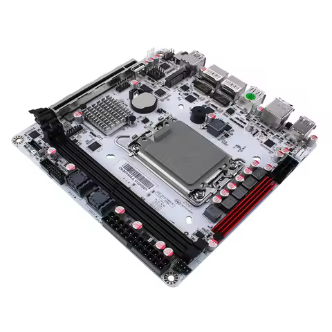 Q670 8-bay Nas Mini-itx Motherboard Lga1700(support 12th/13th/14th Gen Desktop Processor), 8* Sata3.