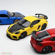 MINICHAMPS Mini Cut 1: 18 Porsche 718 GT4 RS cayman Alloy Car Model