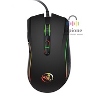 HXSJ A869 Wired Gaming Mouse 3200DPI 7 Buttons 7 Color LED Optical Computer Mouse Player Mice Gaming