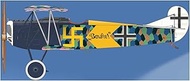 Edudo EDUBFC100 1/72 Bunny Fighter Club German Air Force Focker D.7 Bowke! Plastic Model