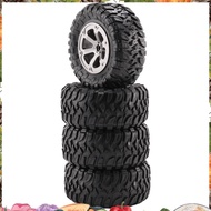 4Pcs 73mm Tire Tyre Wheel for  C14 C24 B24 B36 MN D90 MN-90 MN99S FY003 FY004 RC Car Upgrade Parts A