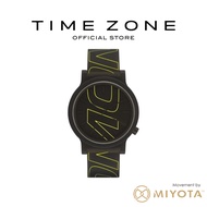 Time Zone | Komono Mono Tag Yellow Lines | Silicone Strap | Men Watch