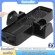E7G-Console Cooling Fan Cooling Fan Dual Dock Game Controller  360 Heat Dispersion Accessories