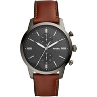 [Powermatic] Fossil FS5522 Townsman Chronograph Amber Leather Men'S Watch