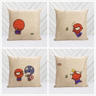 Spider-Man Captain America Pillow Car and Sofa Seat Cushion Office Lumbar Cushion Birthday Gift Cushion