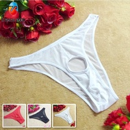 y Mens Breathable Bikini Briefs Jockstrap Underpants with hole mesh Brief